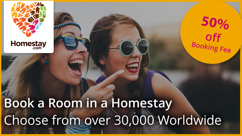 Extra discount on Homestay bookings