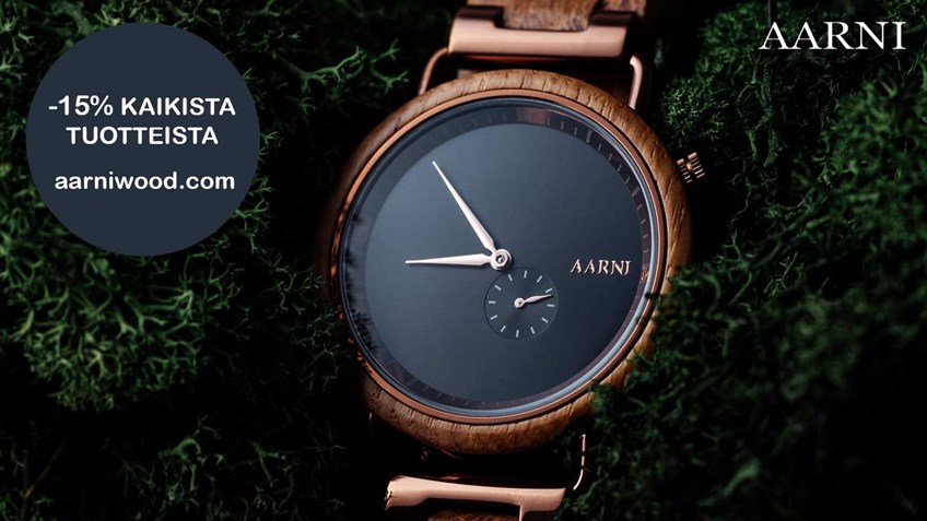 Student discount on Aarni watches